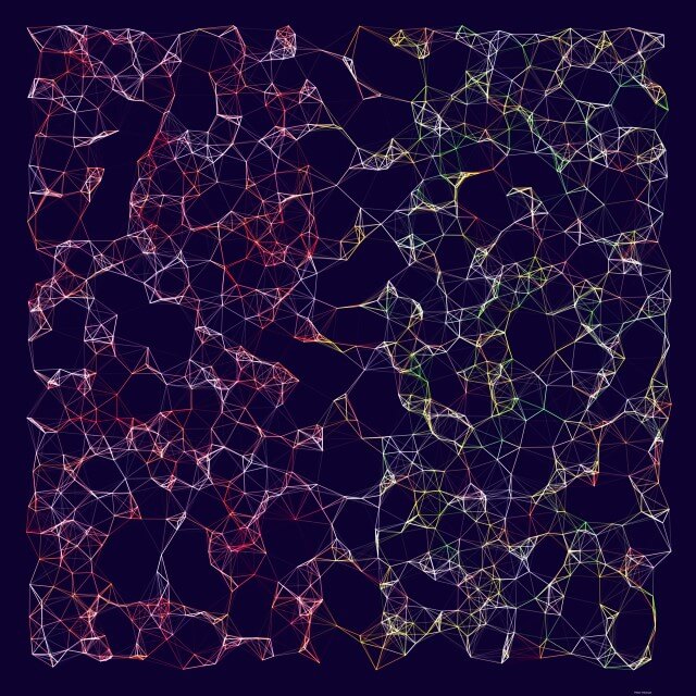 Friendship, 2020. Drawn using Processing